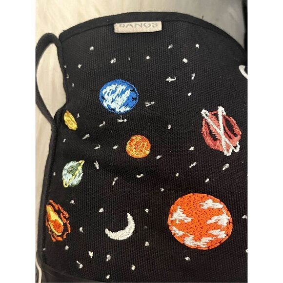 Bangs Canvas High Top Solar System Shoes  M/8.5 W/10 - Picture 2 of 6